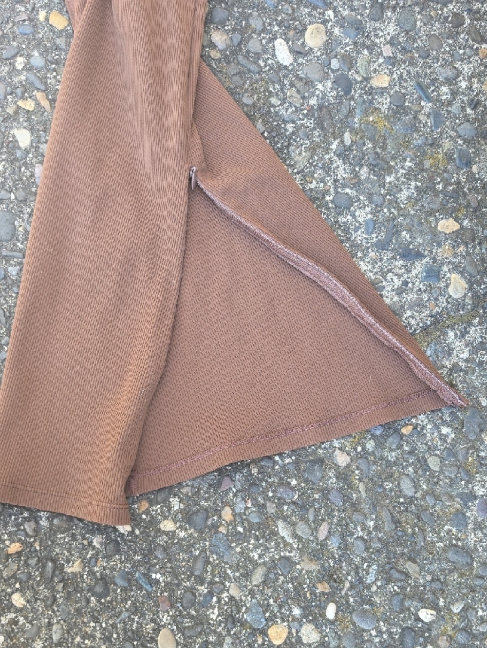 Halara Brown Women's Flare Wide-Leg Pants - Picture 2 of 4